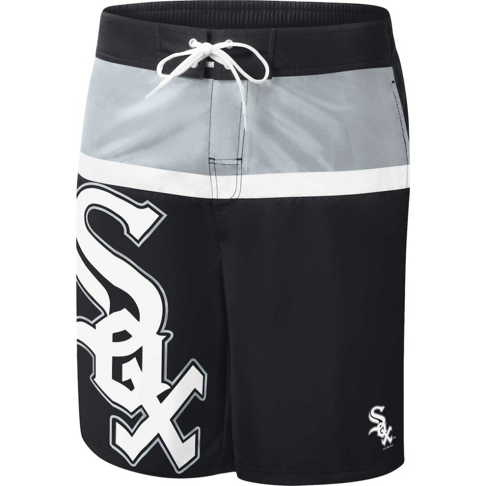 Black Chicago White Sox G-III Sports by Carl Banks Sea Wind Swim Shorts