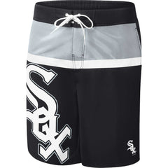 Black Chicago White Sox G-III Sports by Carl Banks Sea Wind Swim Shorts