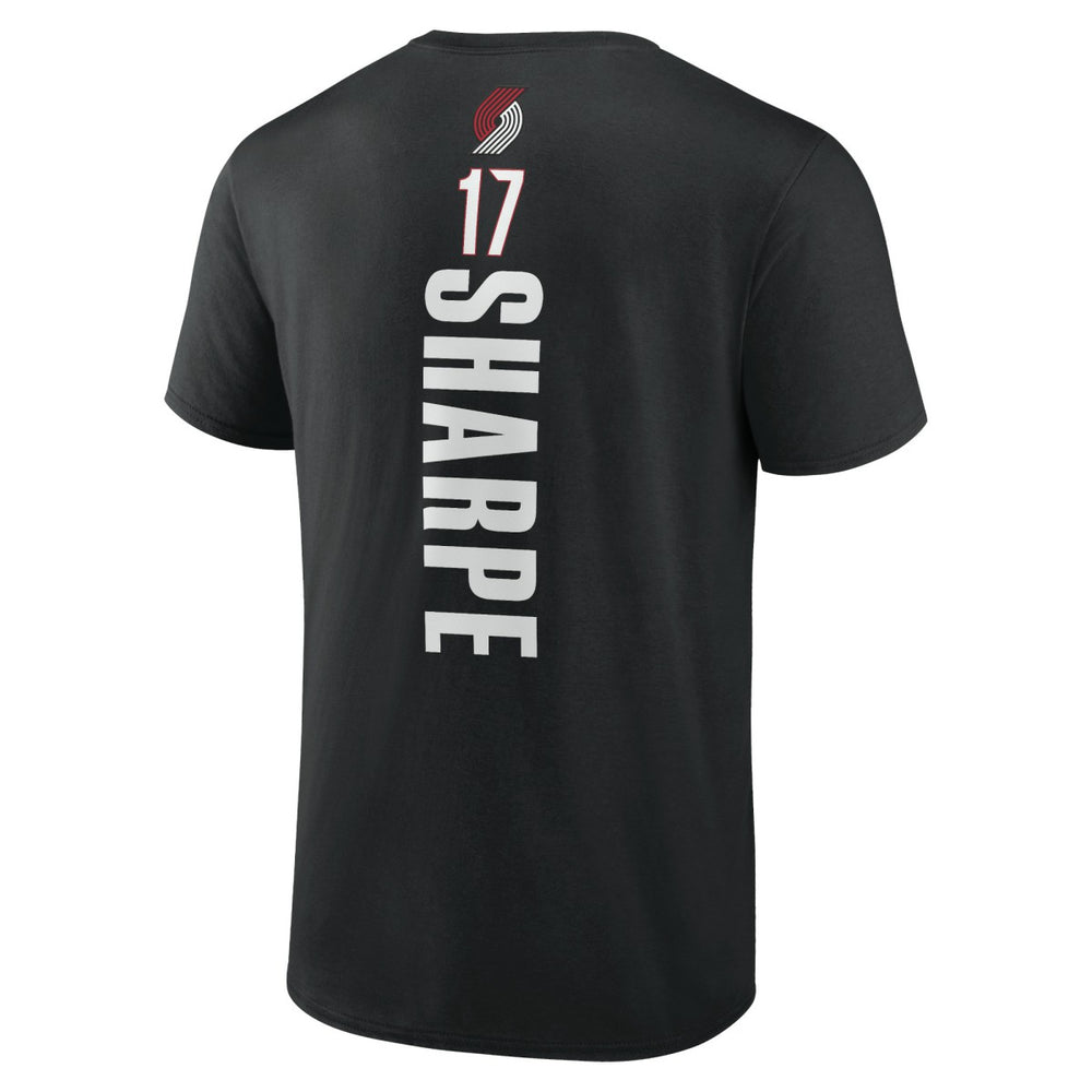 Shaedon Sharpe Portland Trail Blazers Playmaker Team Name & Number T-Shirt
