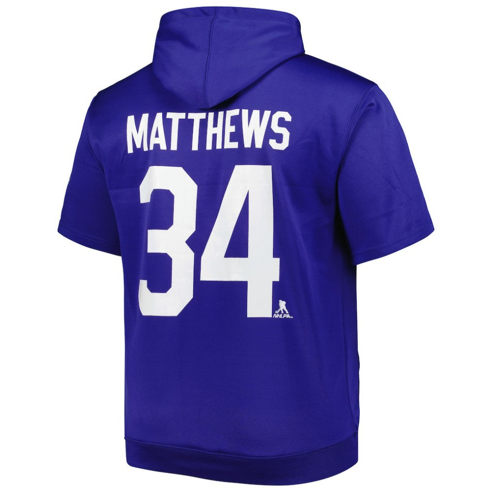 NHL Auston Matthews Toronto Maple Leafs Fanatics Big & Tall Name & Number Pullover Hoodie