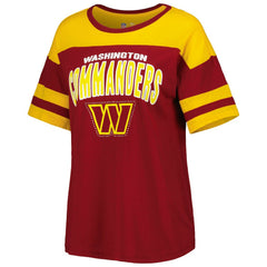 G-III 4Her by Carl Banks Women's Play the Ball T-Shirt - Washington Commanders T-shirts