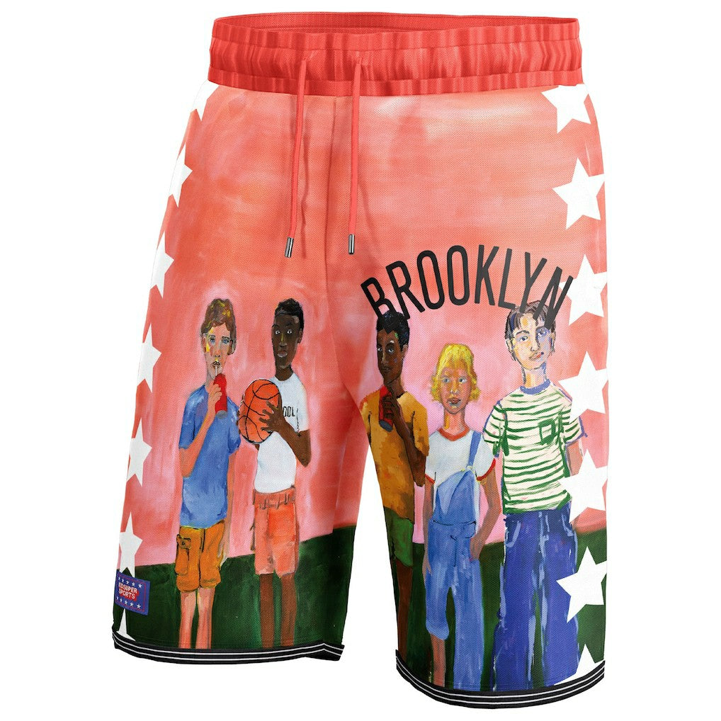 Fanatics Brooklyn Nets NBA & KidSuper Studios Unisex Hometown Shorts