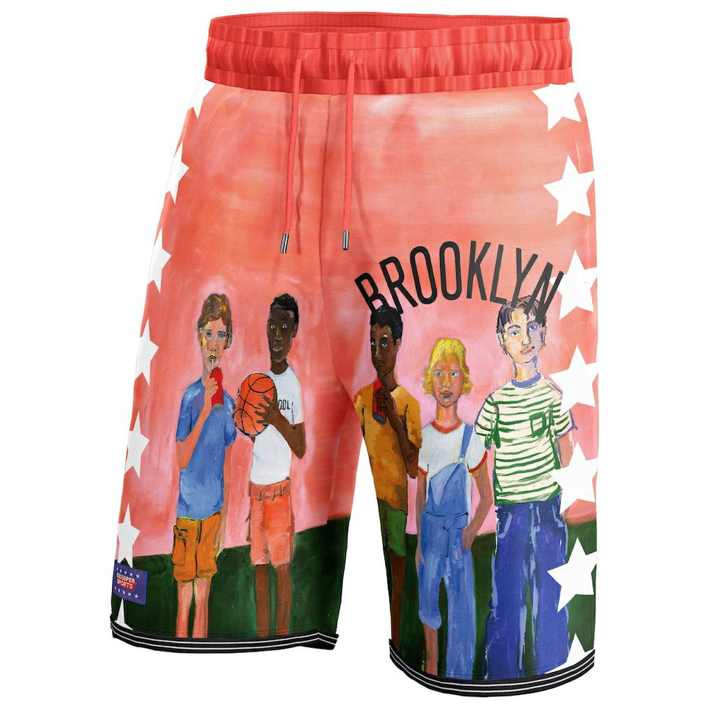 Fanatics Brooklyn Nets NBA & KidSuper Studios Unisex Hometown Shorts