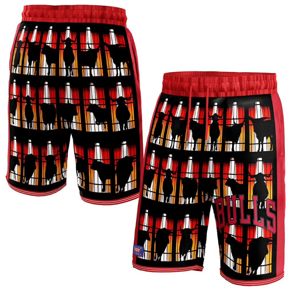 Fanatics Chicago Bulls NBA & KidSuper Studios Unisex Hometown Shorts