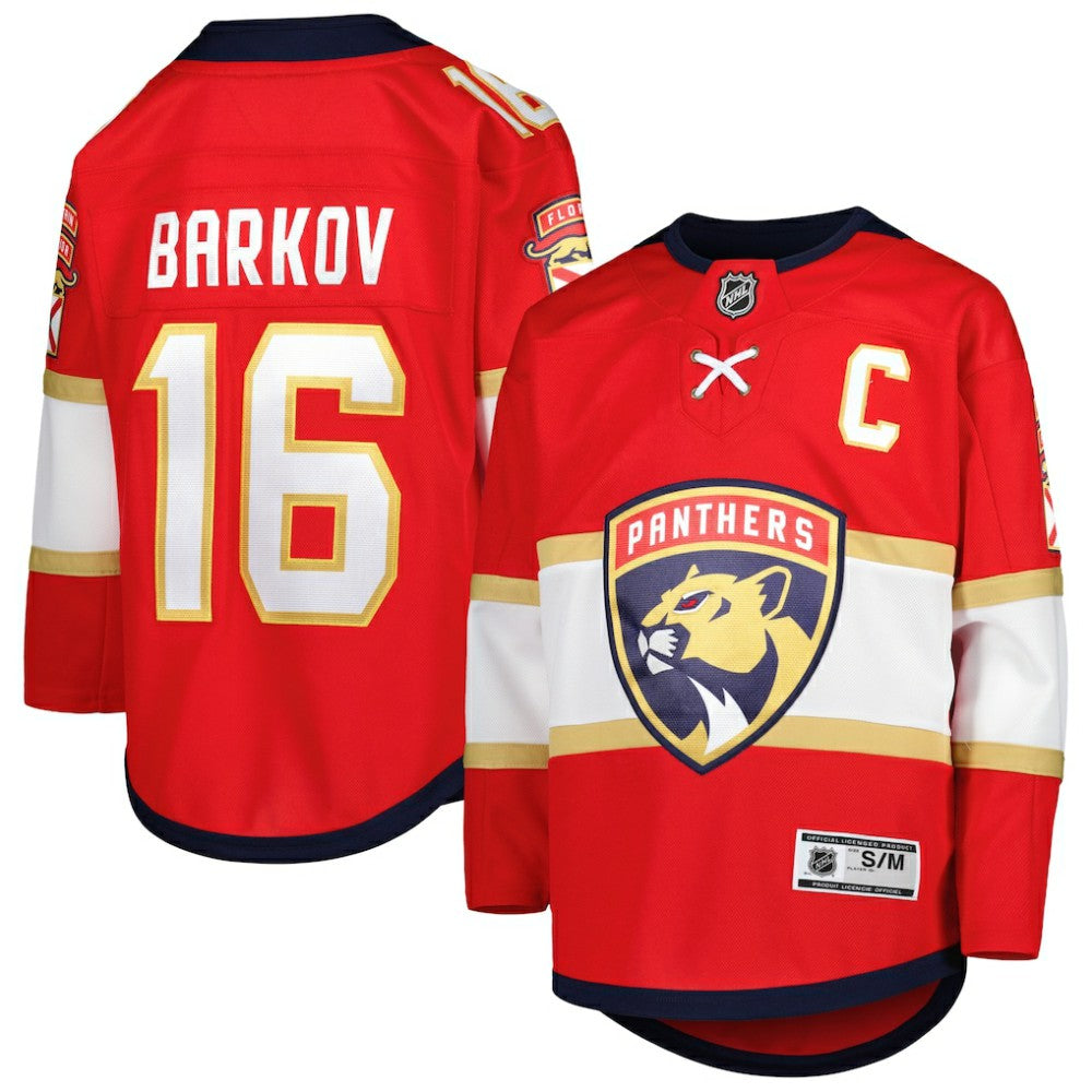 NHL Aleksander Barkov Florida Panthers Youth Home Premier Player Jersey
