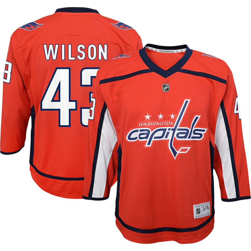 NHL Tom Wilson Washington Capitals Youth Home Replica Player Jersey