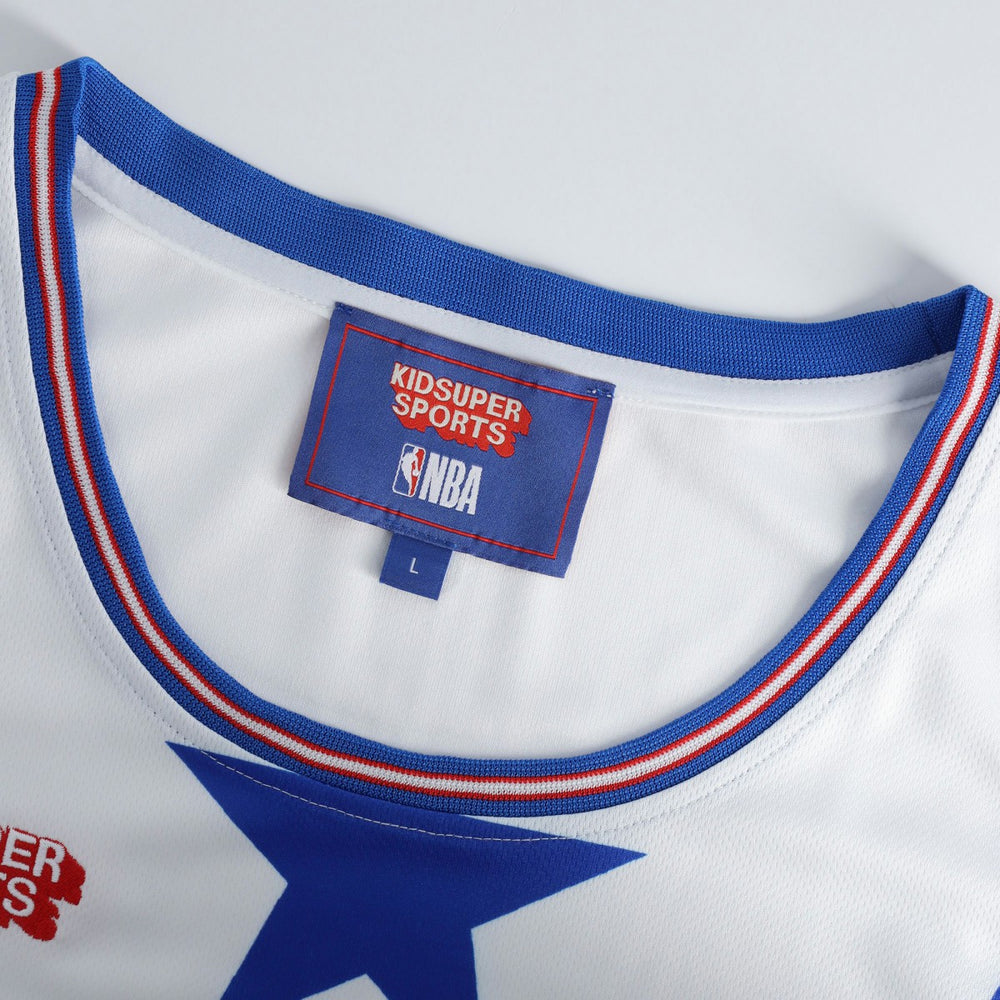 Fanatics Philadelphia 76ers NBA & KidSuper Studios Unisex Hometown Jersey
