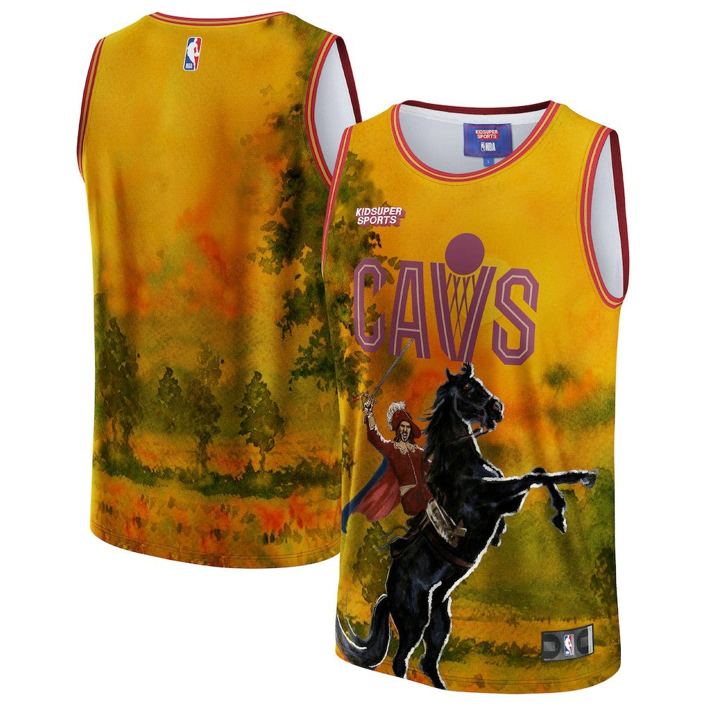 Fanatics Cleveland Cavaliers NBA & KidSuper Studios Unisex Hometown Jersey sale