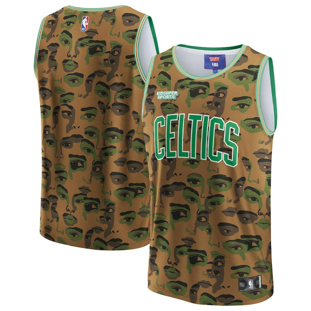 Fanatics Boston Celtics NBA & KidSuper Studios Unisex Hometown Jersey