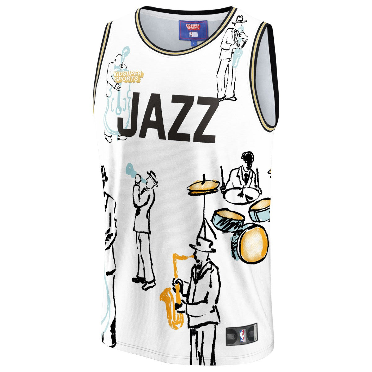 Fanatics Utah Jazz NBA & KidSuper Studios Unisex Hometown Jersey