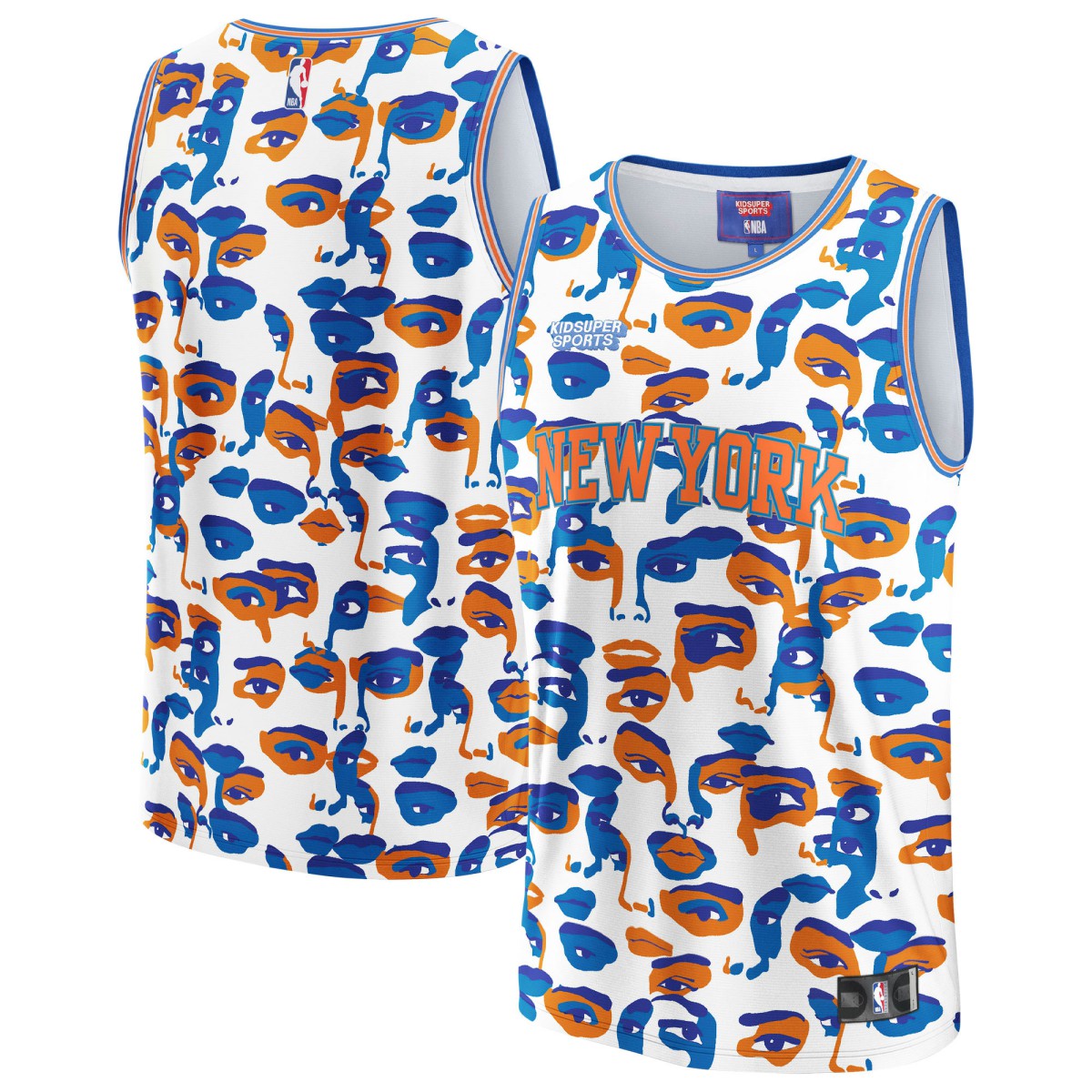 Fanatics New York Knicks NBA & KidSuper Studios Unisex Hometown Jersey