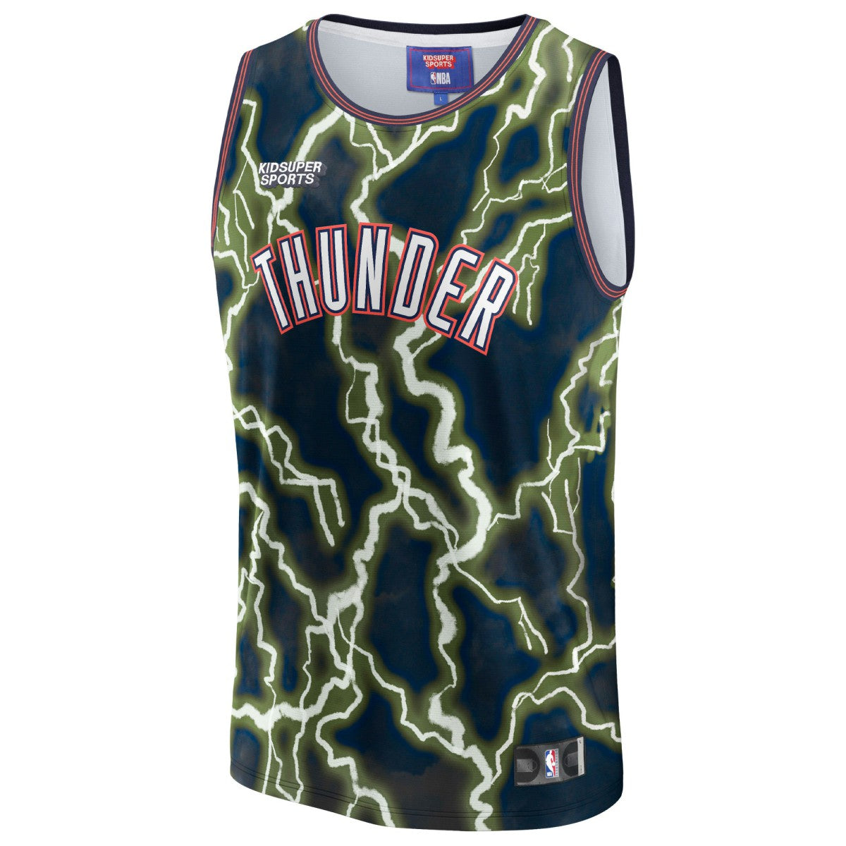 Fanatics Oklahoma City Thunder NBA & KidSuper Studios Unisex Hometown Jersey