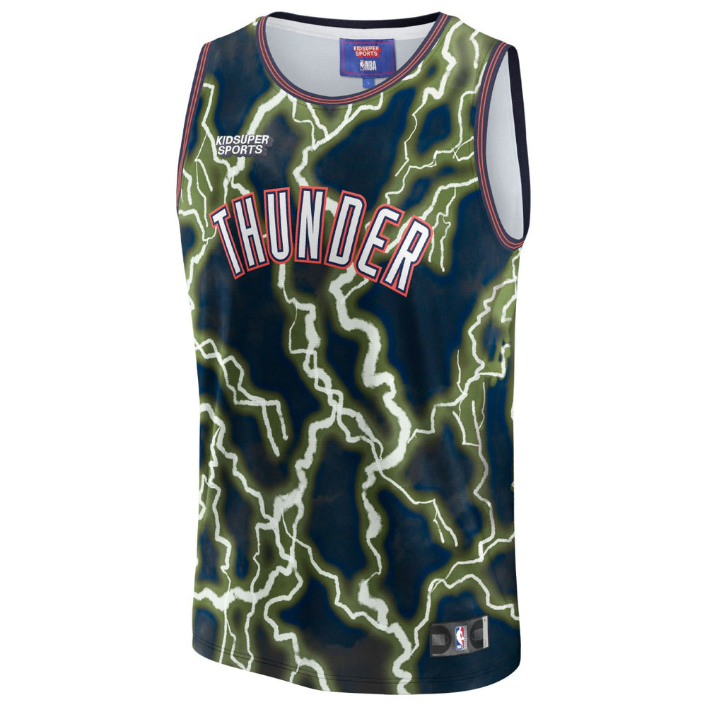 Fanatics Oklahoma City Thunder NBA & KidSuper Studios Unisex Hometown Jersey