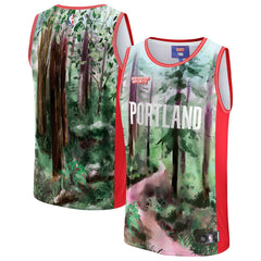 Fanatics Portland Trail Blazers NBA & KidSuper Studios Unisex Hometown Jersey
