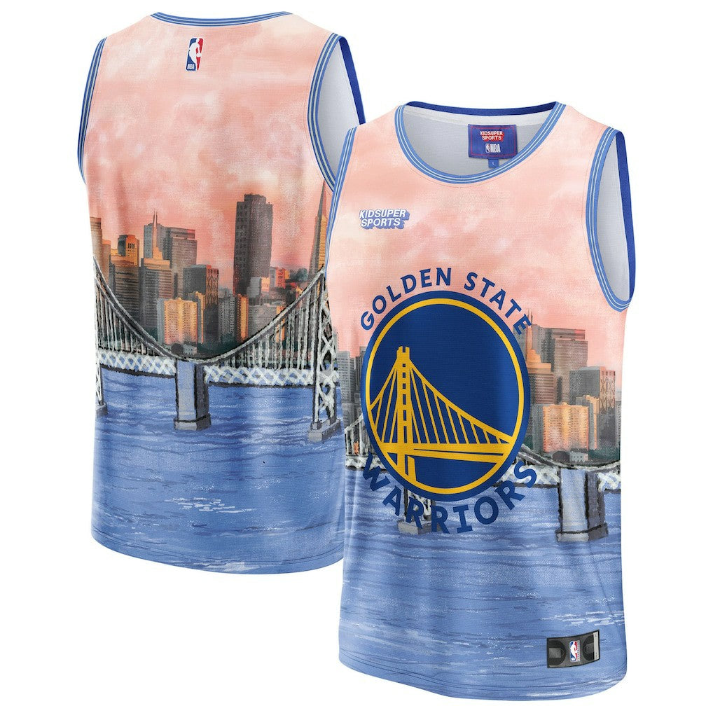 Fanatics Golden State Warriors NBA & KidSuper Studios Unisex Hometown Jersey sale