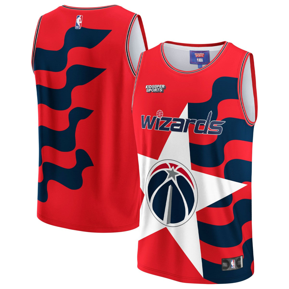 Fanatics Washington Wizards NBA & KidSuper Studios Unisex Hometown Jersey