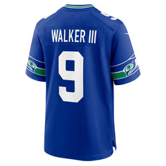Kenneth Walker III  Throwback Player Game Jersey - Seattle Seahawks Jerseys
