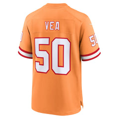 Vita Vea  Throwback Game Jersey - Tampa Bay Buccaneers Jerseys