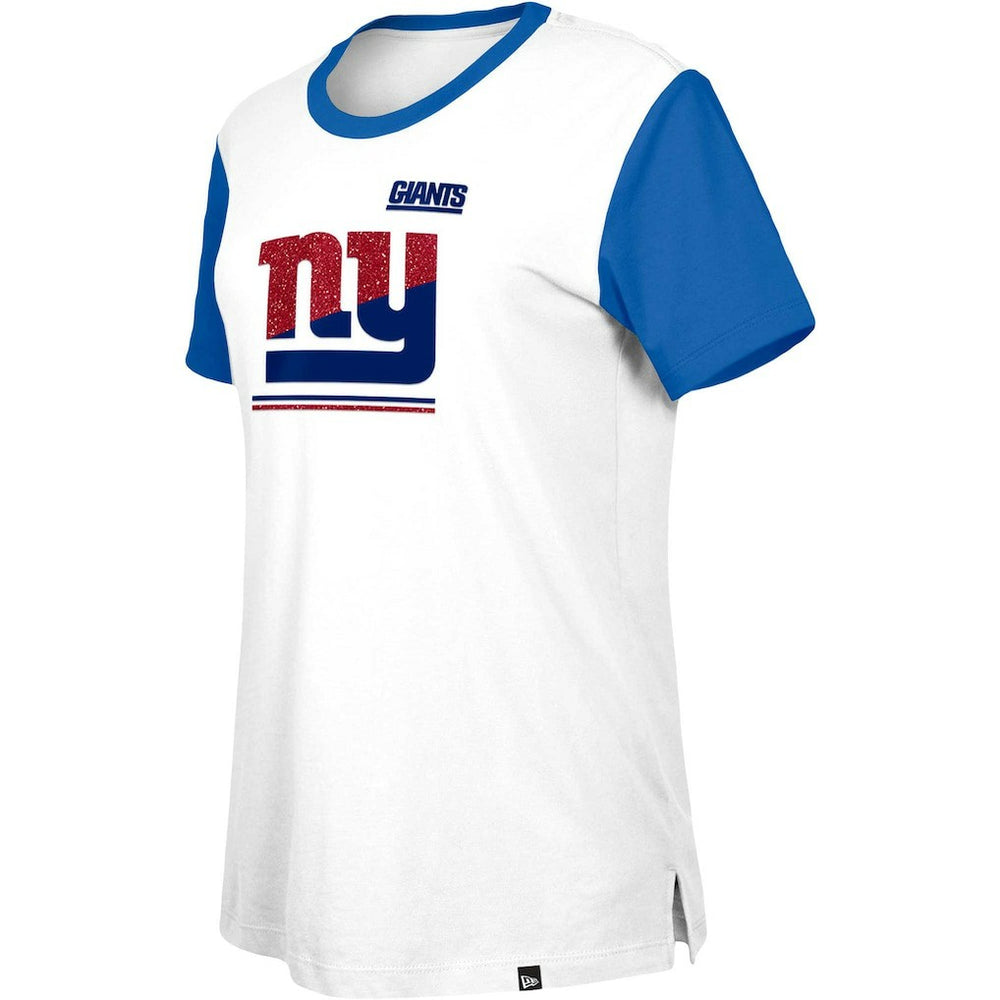 Women's Third Down Colorblock T-Shirt - New York Giants T-shirts