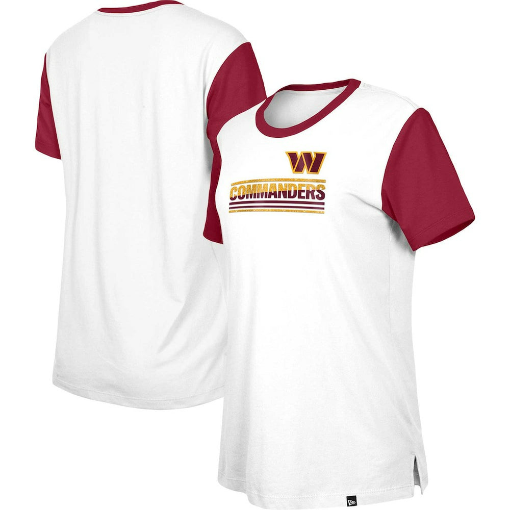 Women's Third Down Colorblock T-Shirt - Washington Commanders T-shirts