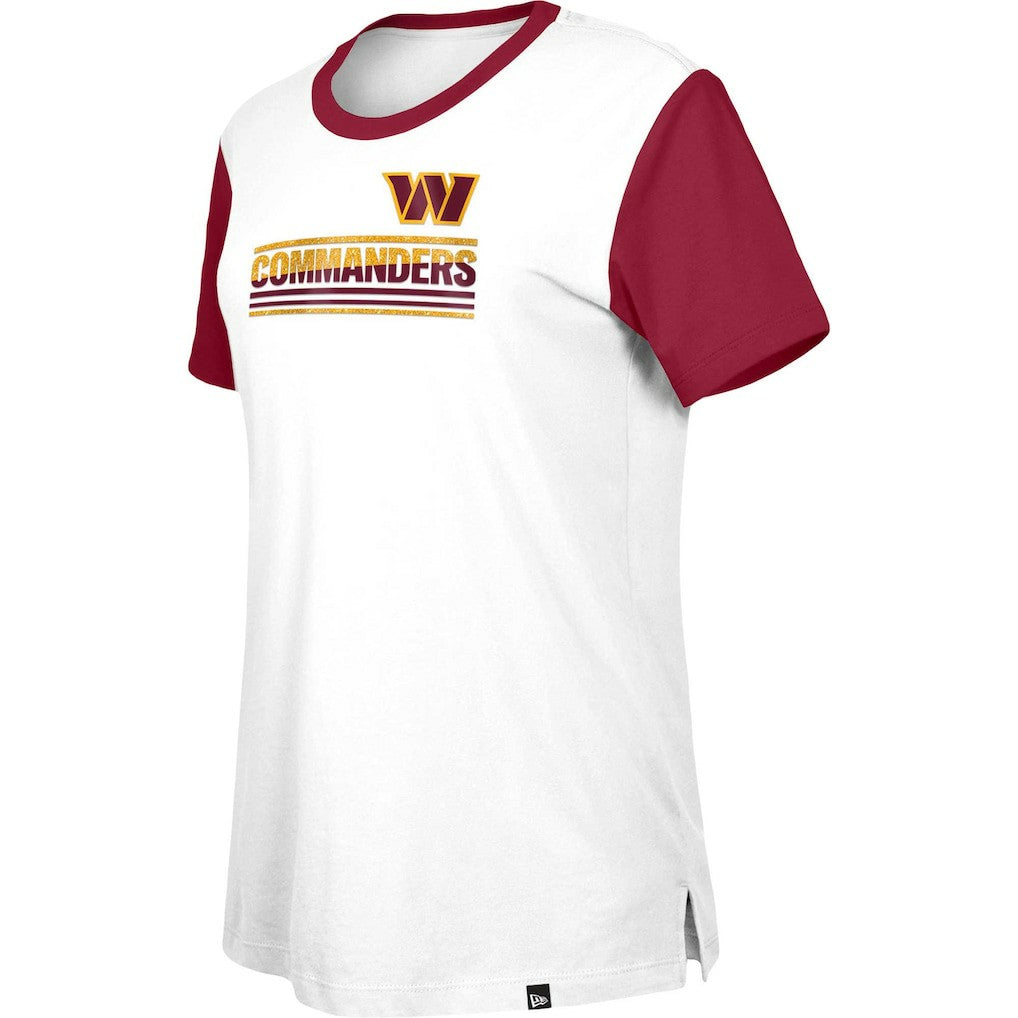 Women's Third Down Colorblock T-Shirt - Washington Commanders T-shirts