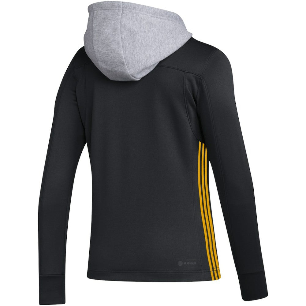 NHL Boston Bruins adidas Women's Refresh Skate Lace AEROREADY Pullover Hoodie