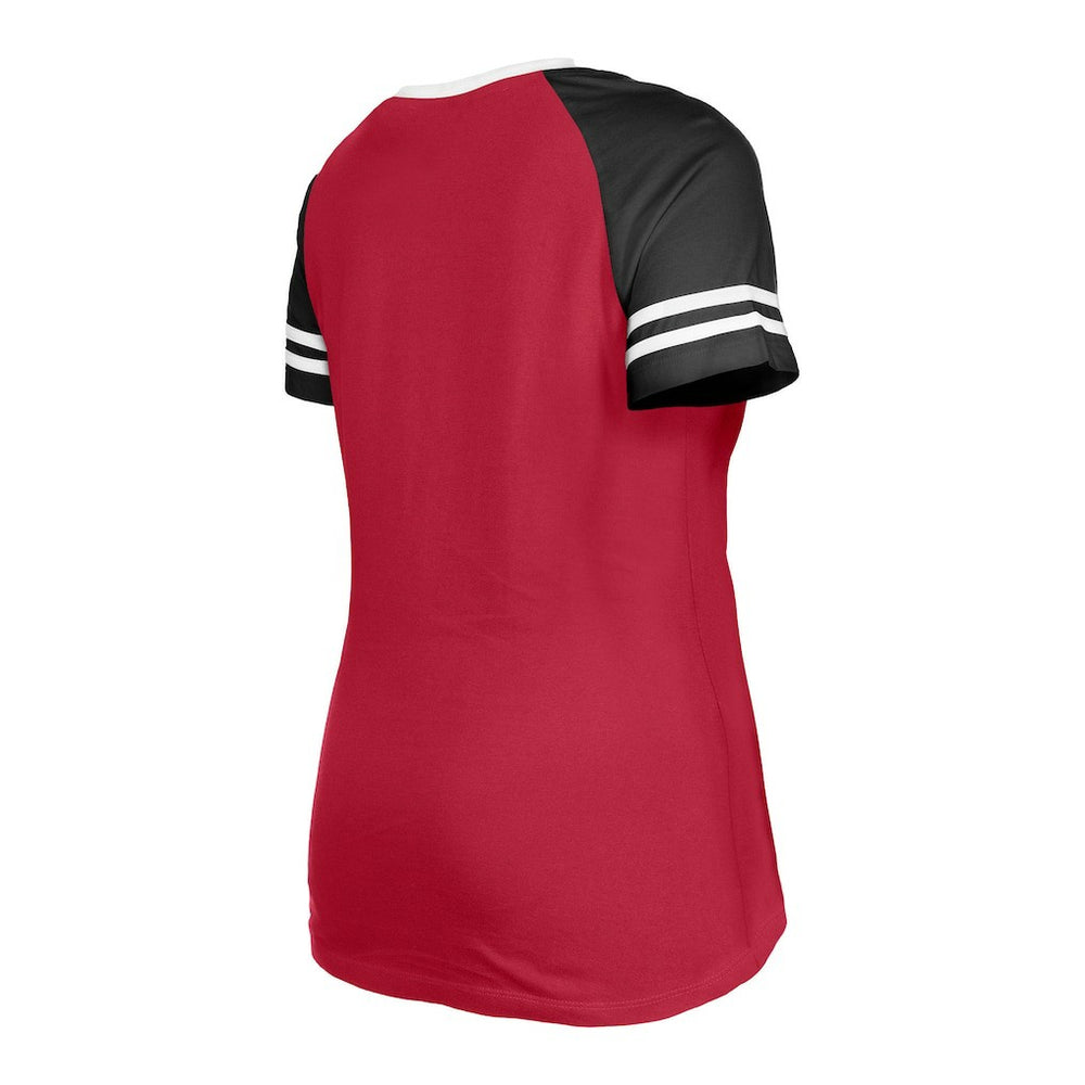Women's Raglan Lace-Up T-Shirt - Arizona Cardinals T-shirts
