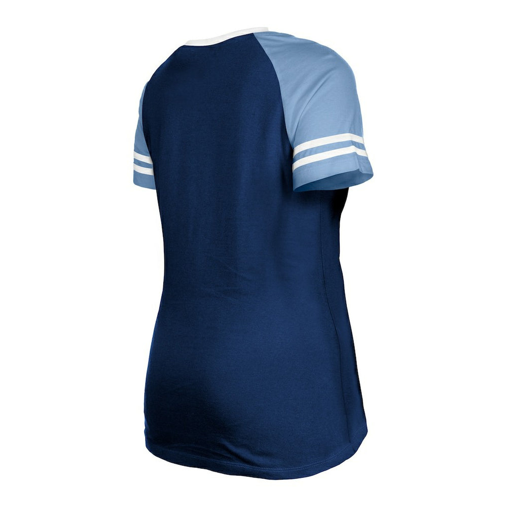 Women's Raglan Lace-Up T-Shirt - Tennessee Titans T-shirts