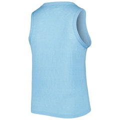 Royal Chicago Cubs Soft as a Grape Women's Plus Size High Neck Tri-Blend Tank Top