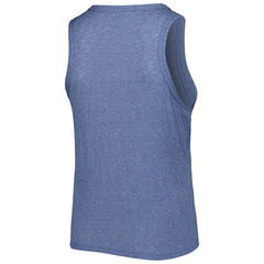 Navy Houston Astros Soft as a Grape Women's Plus Size High Neck Tri-Blend Tank Top