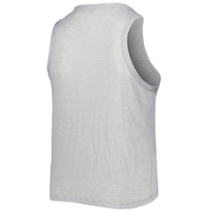 Gray San Francisco Giants Soft as a Grape Women's Plus Size High Neck Tri-Blend Tank Top