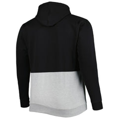 Black/White Chicago White Sox Big & Tall Fleece Half-Zip Hoodie
