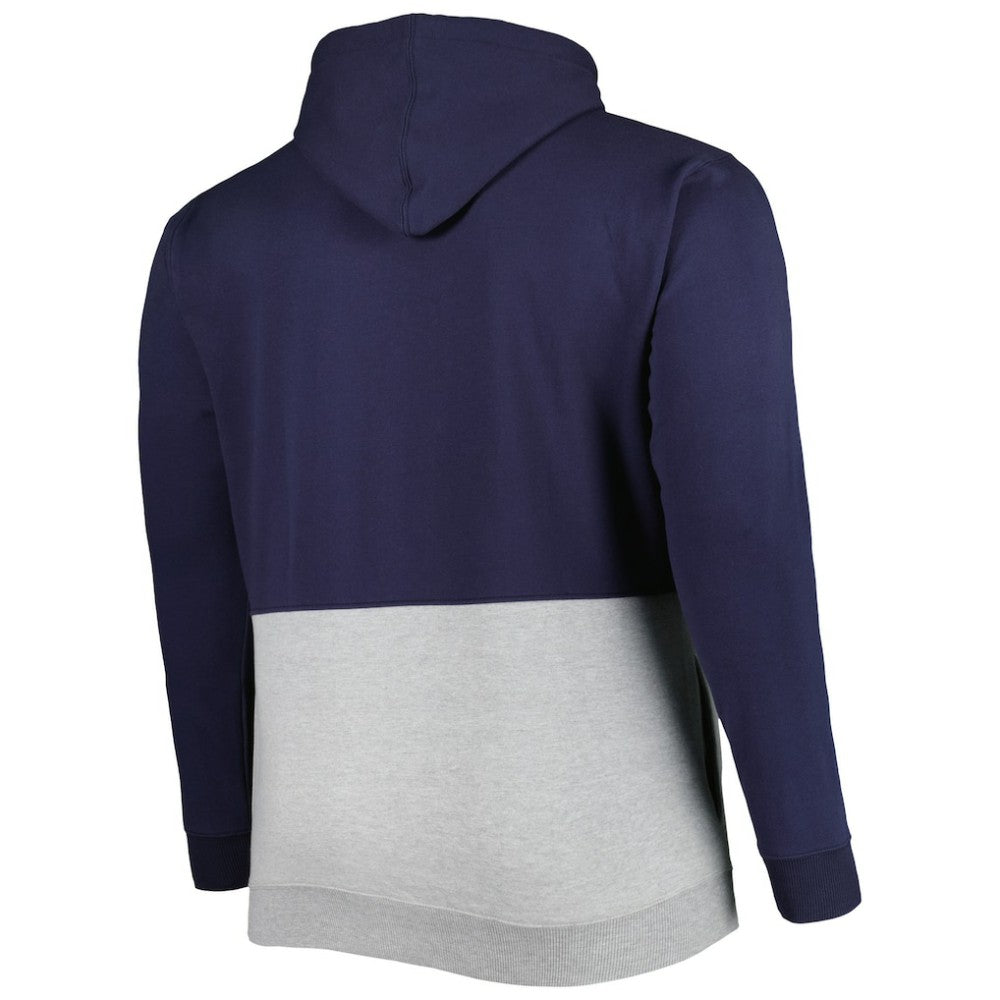 Navy/White Washington Nationals Big & Tall Fleece Half-Zip Hoodie