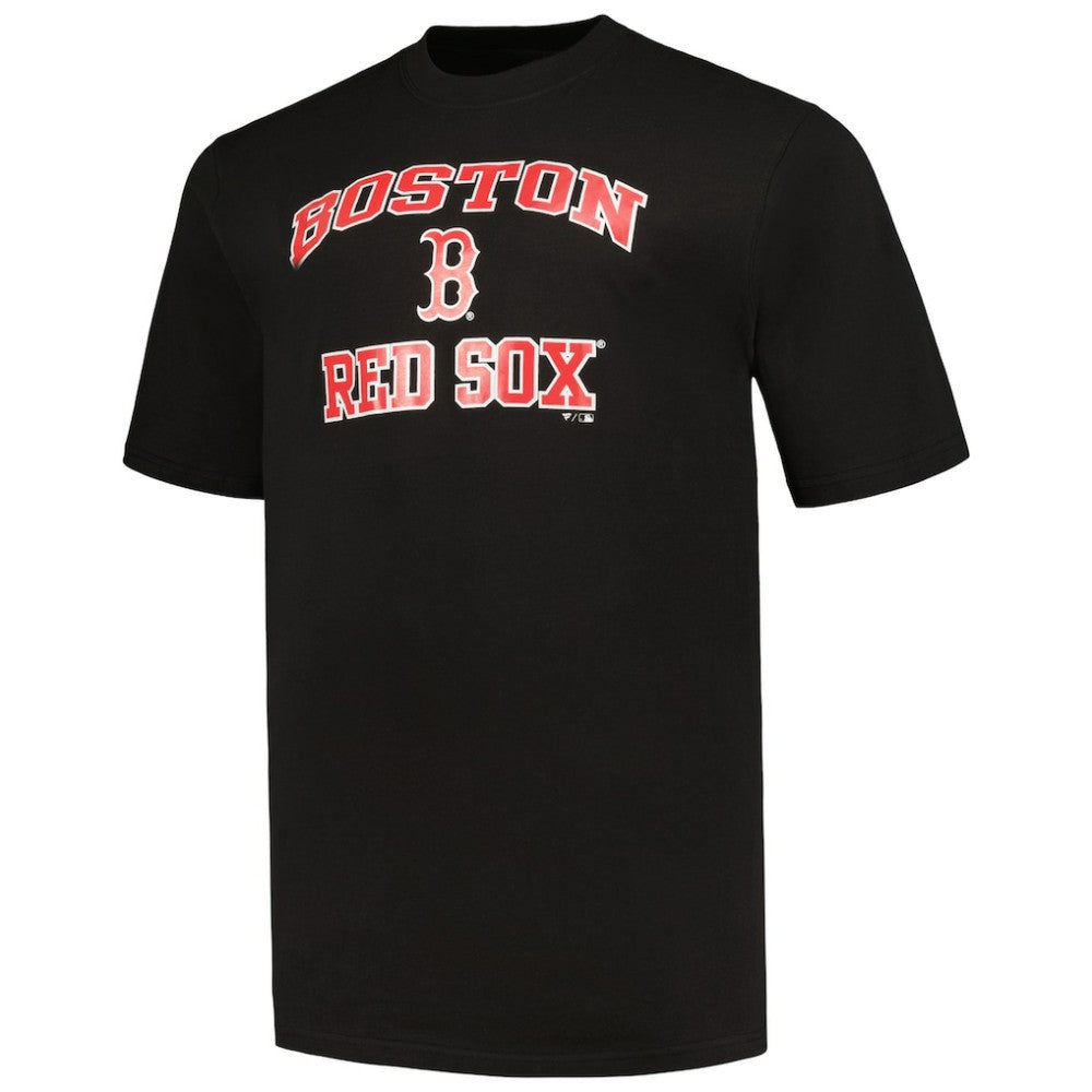 Black/Heather Gray Boston Red Sox Profile Big & Tall T-Shirt Combo Pack
