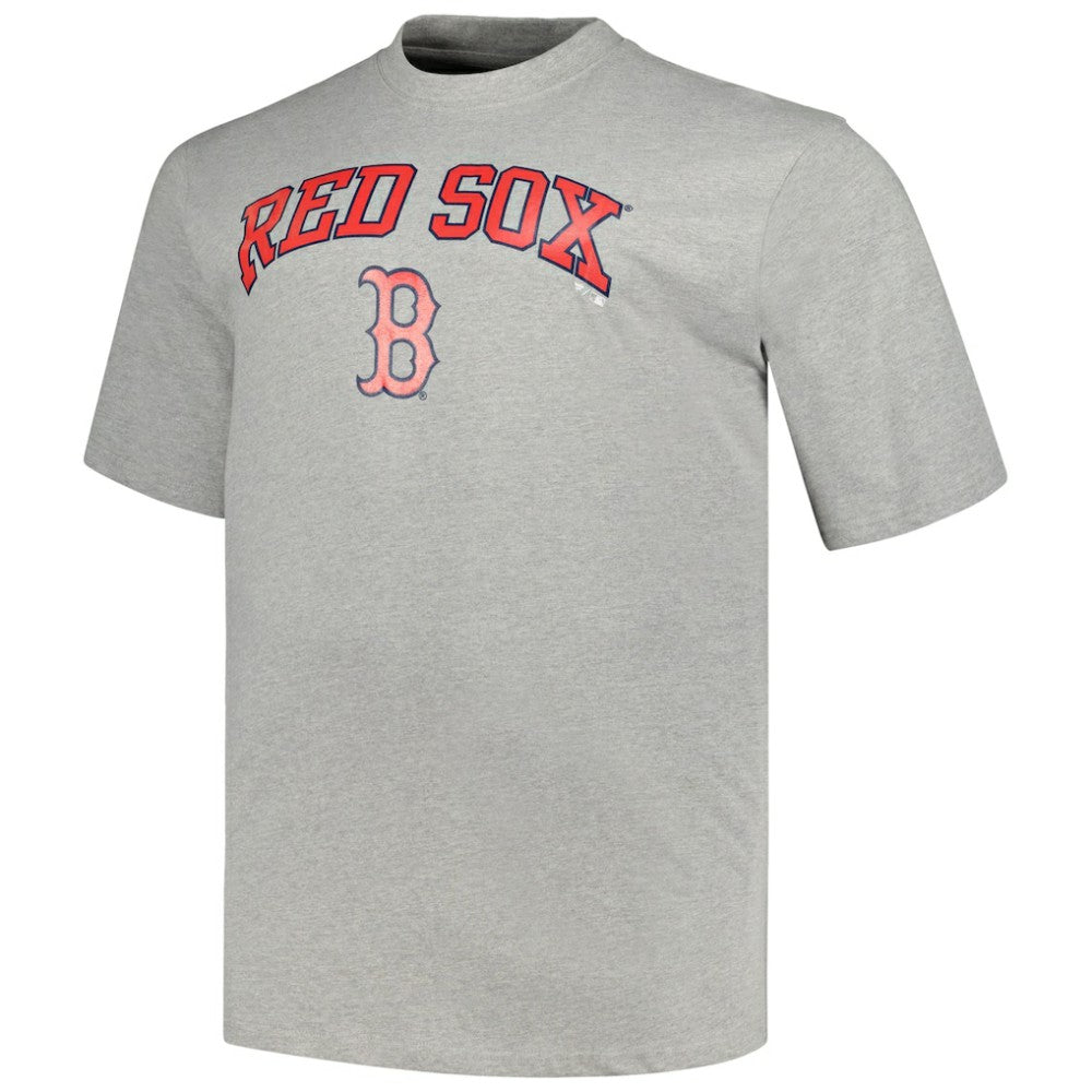 Black/Heather Gray Boston Red Sox Profile Big & Tall T-Shirt Combo Pack