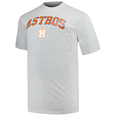 Black/Heather Gray Houston Astros Profile Big & Tall T-Shirt Combo Pack