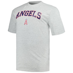 Black/Heather Gray Los Angeles Angels Profile Big & Tall T-Shirt Combo Pack