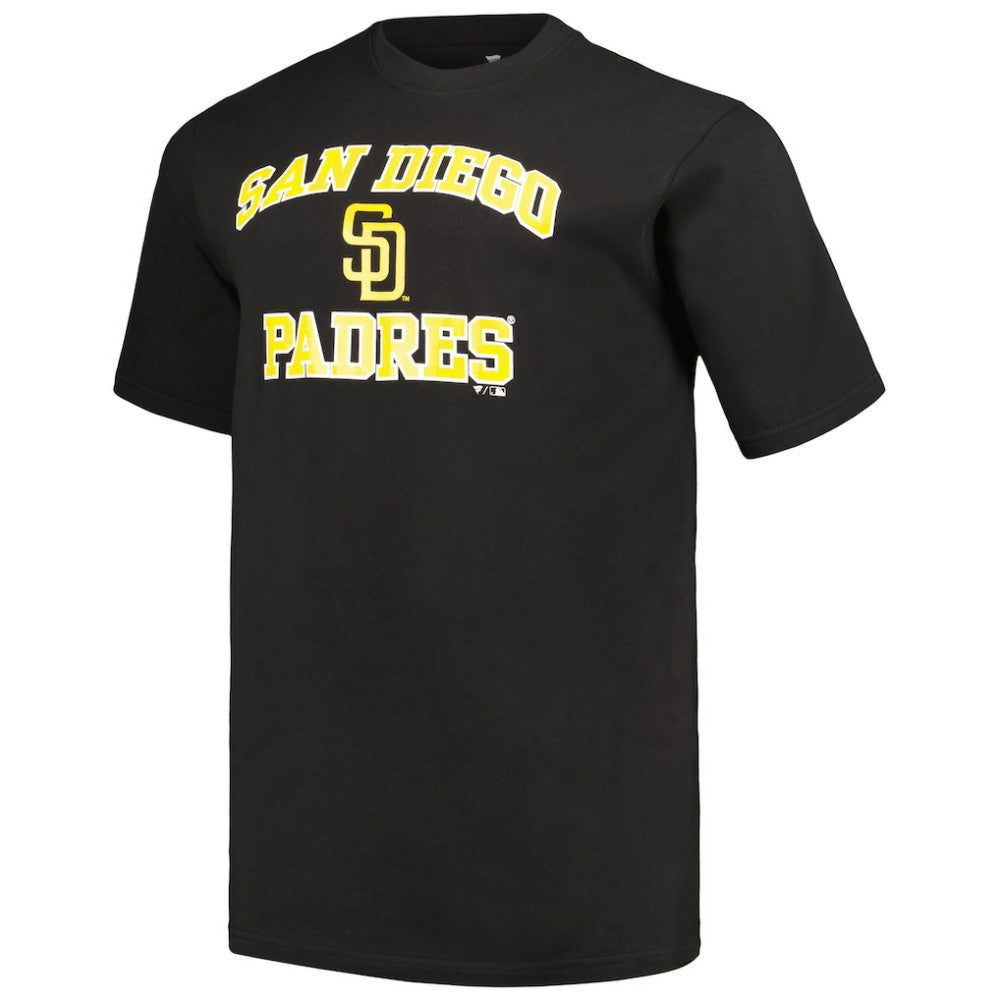 Black/Heather Gray San Diego Padres Profile Big & Tall T-Shirt Combo Pack