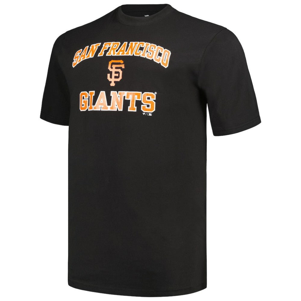 Black/Heather Gray San Francisco Giants Profile Big & Tall T-Shirt Combo Pack