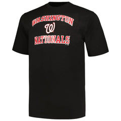 Black/Heather Gray Washington Nationals Profile Big & Tall T-Shirt Combo Pack