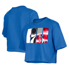 New Era Philadelphia 76ers Women's Cropped T-Shirt