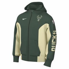Nike Milwaukee Bucks 2023/24 Authentic Showtime Full-Zip Hoodie