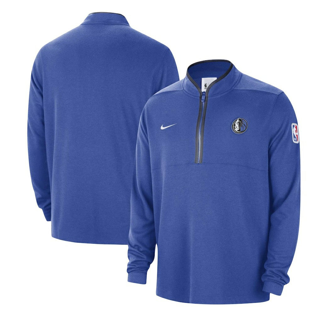 Nike Dallas Mavericks Authentic Performance Half-Zip Jacket sale