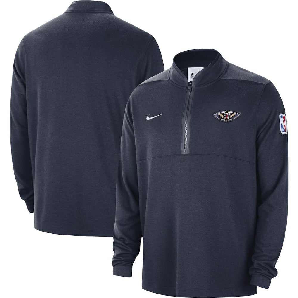 Nike New Orleans Pelicans Authentic Performance Half-Zip Jacket