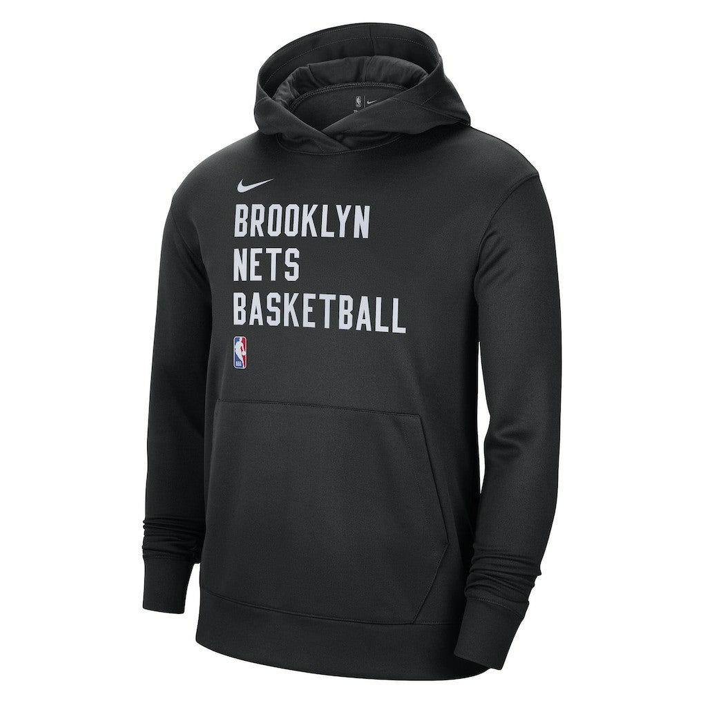 Nike Brooklyn Nets Unisex 2023/24 Performance Spotlight On-Court Practice Pullover Hoodie