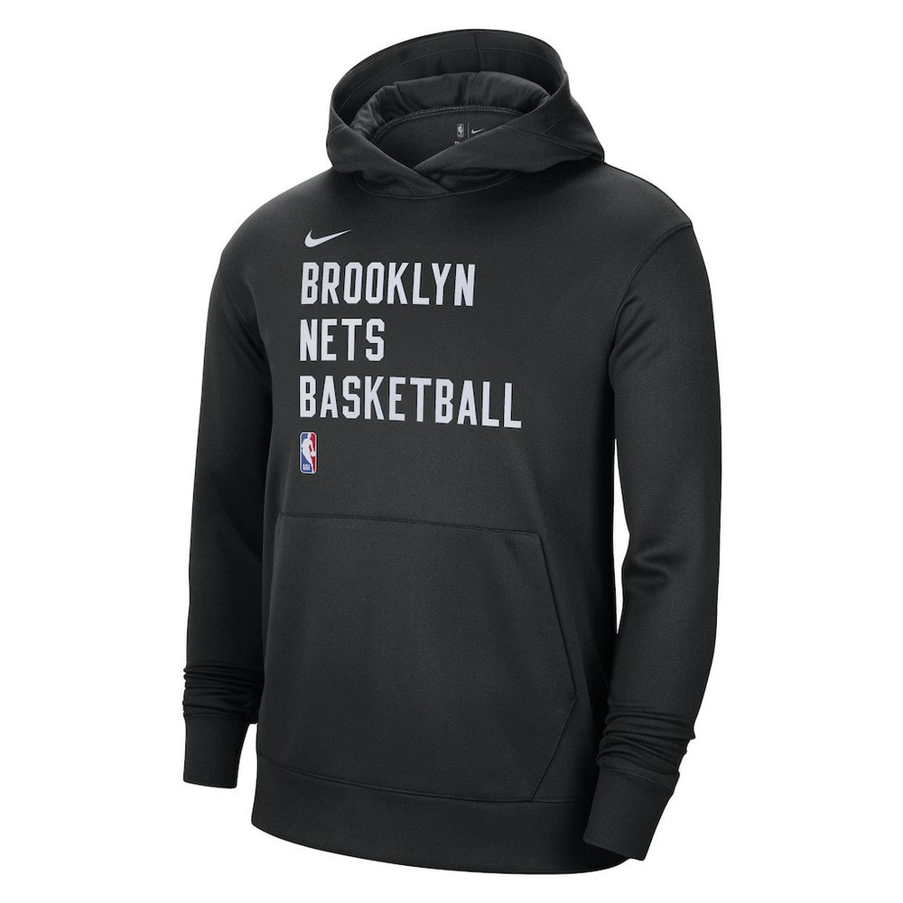 Nike Brooklyn Nets Unisex 2023/24 Performance Spotlight On-Court Practice Pullover Hoodie
