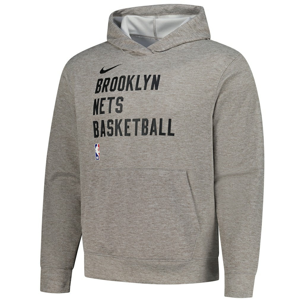Nike Brooklyn Nets Unisex 2023/24 Performance Spotlight On-Court Practice Pullover Hoodie