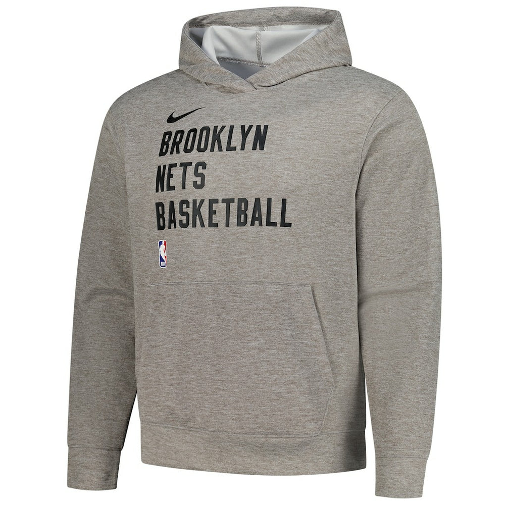Nike Brooklyn Nets Unisex 2023/24 Performance Spotlight On-Court Practice Pullover Hoodie
