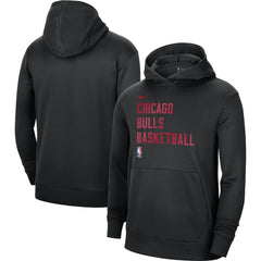 Nike Chicago Bulls Unisex 2023/24 Performance Spotlight On-Court Practice Pullover Hoodie