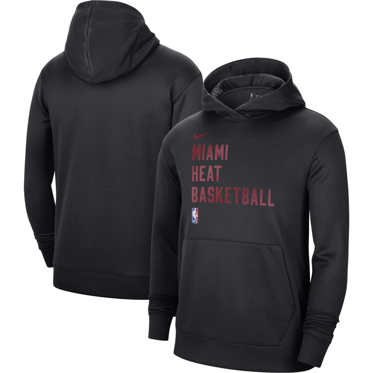 Nike Miami Heat Unisex 2023/24 Performance Spotlight On-Court Practice Pullover Hoodie